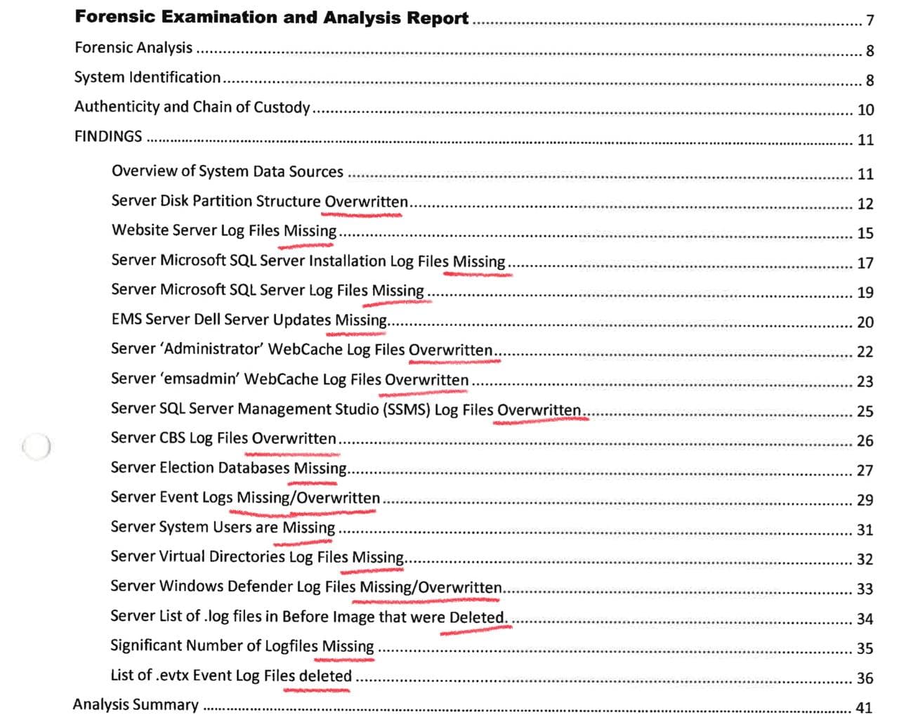 Mesa County Dominion Forensic Report Summary